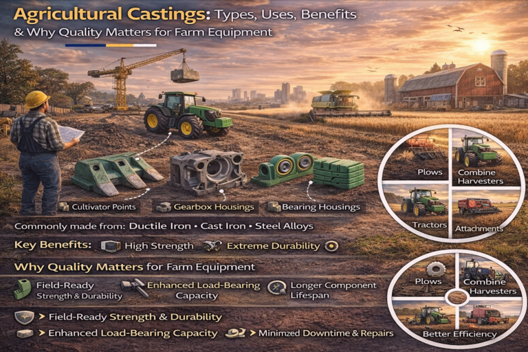 Agricultural Castings: Types, Uses, Benefits & Why Quality Matters for Farm Equipment
