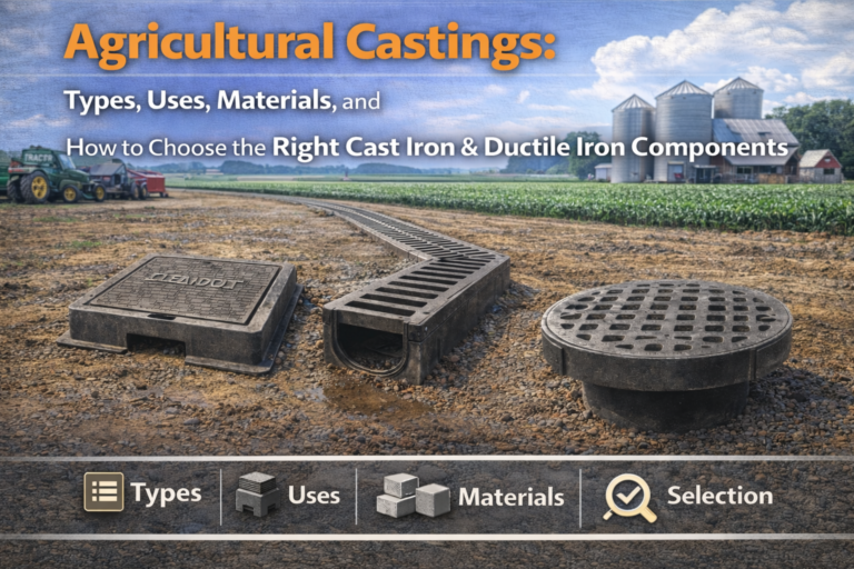 Agricultural Castings: Types, Uses, Materials, and How to Choose the Right Cast Iron & Ductile Iron Components