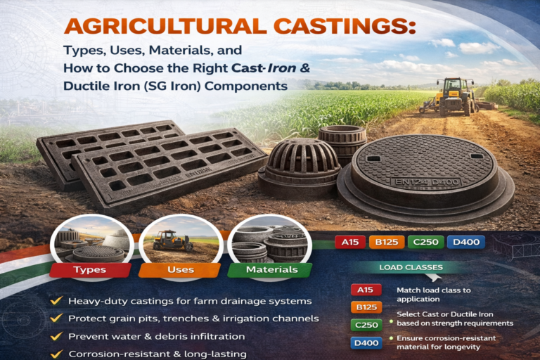 Agricultural Castings: Types, Uses, Materials, and How to Choose the Right Cast Iron & Ductile Iron (SG Iron) Components