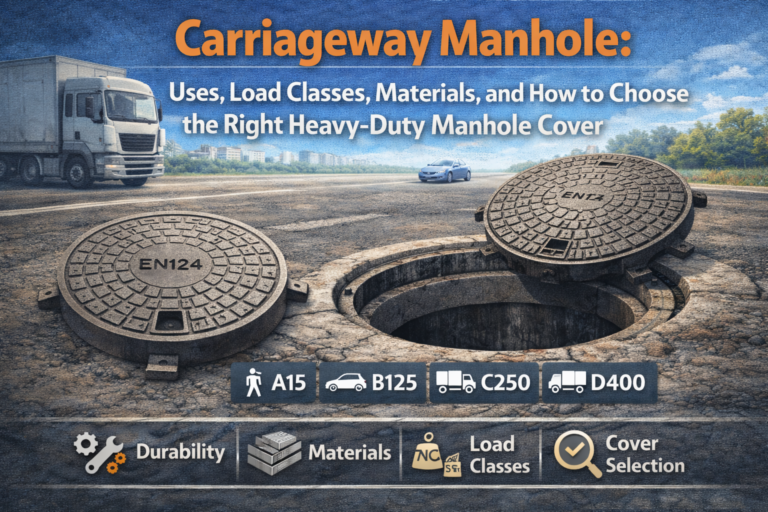 Carriageway Manhole: Uses, Load Classes, Materials, and How to Choose the Right Heavy-Duty Manhole Cover