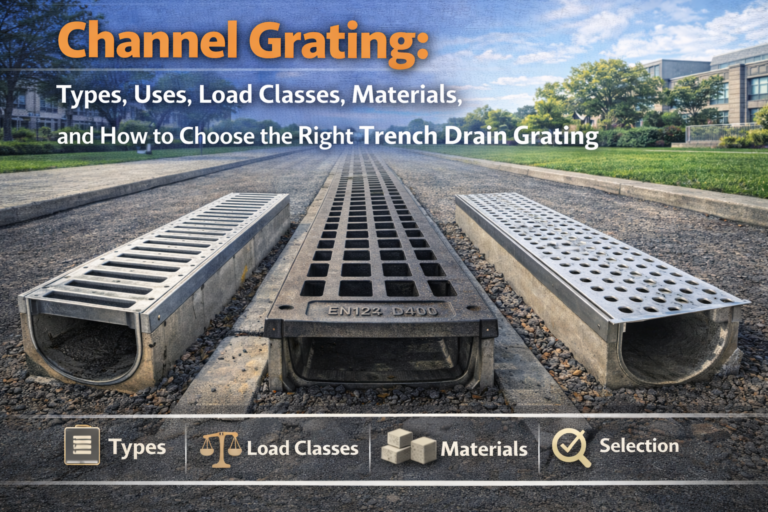 Channel Grating: Types, Uses, Load Classes, Materials, and How to Choose the Right Trench Drain Grating
