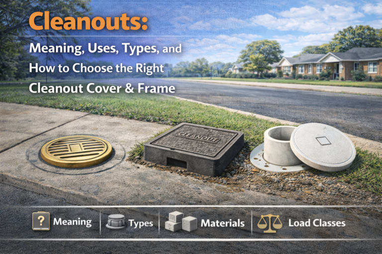 Cleanouts: Meaning, Uses, Types, and How to Choose the Right Cleanout Cover & Frame