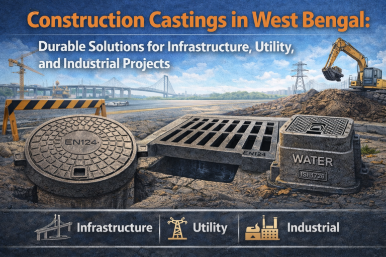 Construction Castings in West Bengal: Durable Solutions for Infrastructure, Utility, and Industrial Projects
