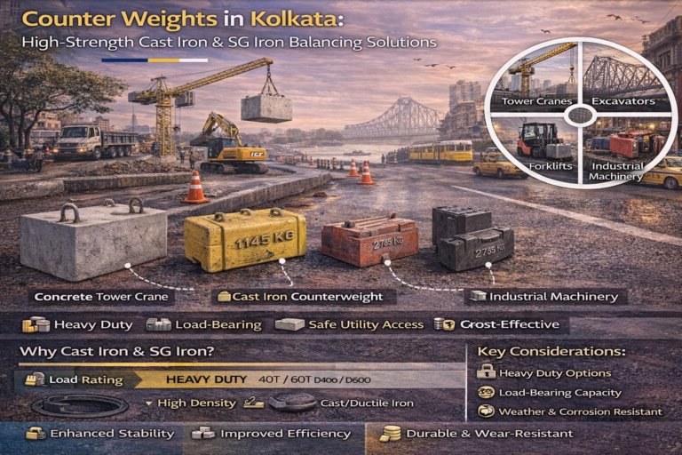 Counter Weights in Kolkata: High-Strength Cast Iron & SG Iron Balancing Solutions