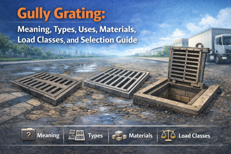 Gully Grating: Meaning, Types, Uses, Materials, Load Classes, and Selection Guide