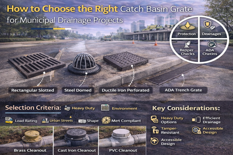 How to Choose the Right Catch Basin Grate for Municipal Drainage Projects