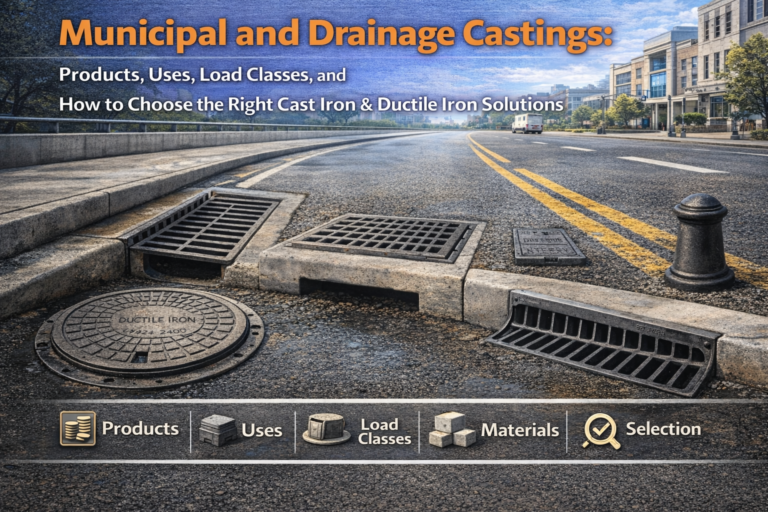 Municipal and Drainage Castings: Products, Uses, Load Classes, and How to Choose the Right Cast Iron & Ductile Iron Solutions