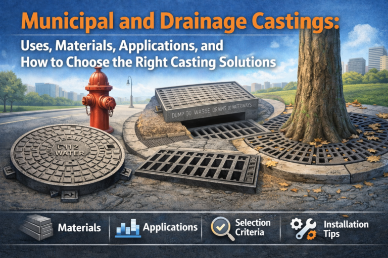 Municipal and Drainage Castings: Uses, Materials, Applications, and How to Choose the Right Casting Solutions