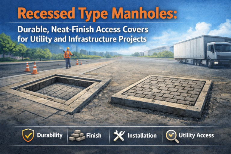Recessed Type Manholes: Durable, Neat-Finish Access Covers for Utility and Infrastructure Projects