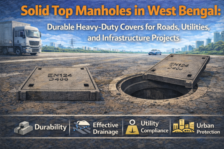 Solid Top Manholes in West Bengal: Durable Heavy-Duty Covers for Roads, Utilities, and Infrastructure Projects