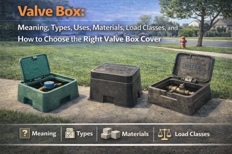Valve Box: Meaning, Types, Uses, Materials, Load Classes, and How to Choose the Right Valve Box Cover