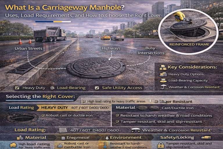 What Is a Carriageway Manhole? Uses, Load Requirements, and How to Choose the Right Cover