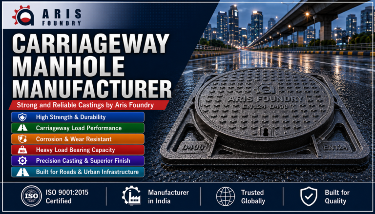 Carriageway Manhole Manufacturer: Strong and Reliable Castings by Aris Foundry