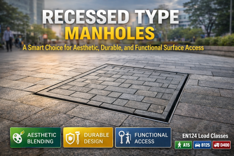 Recessed Type Manholes: A Smart Choice for Aesthetic, Durable, and Functional Surface Access