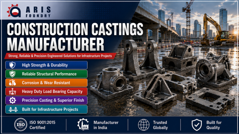 Construction Castings Manufacturer: Strong, Reliable & Precision Engineered Solutions for Infrastructure Projects