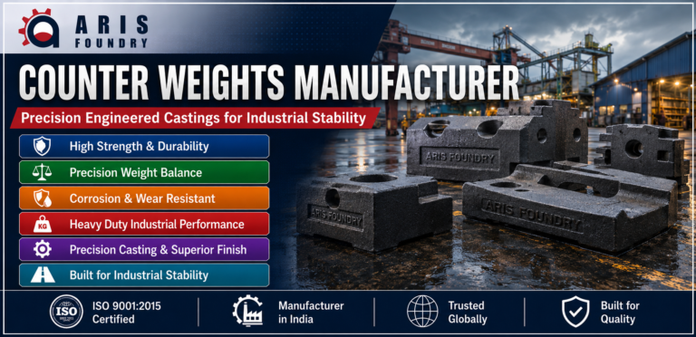 Counter Weights Manufacturer: Precision Engineered Castings for Industrial Stability
