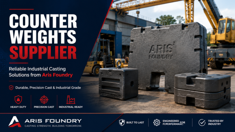 Counter Weights Supplier: Reliable Industrial Casting Solutions from Aris Foundry