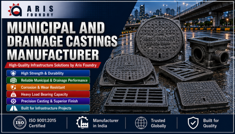 Municipal and Drainage Castings Manufacturer: High-Quality Infrastructure Solutions by Aris Foundry