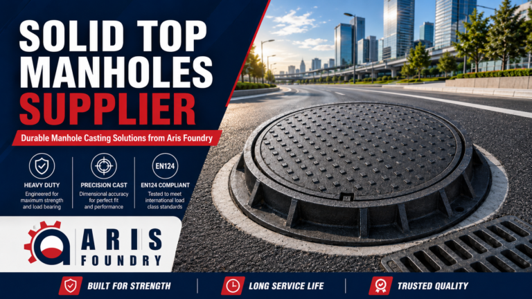 Solid Top Manholes Supplier: Durable Manhole Casting Solutions from Aris Foundry